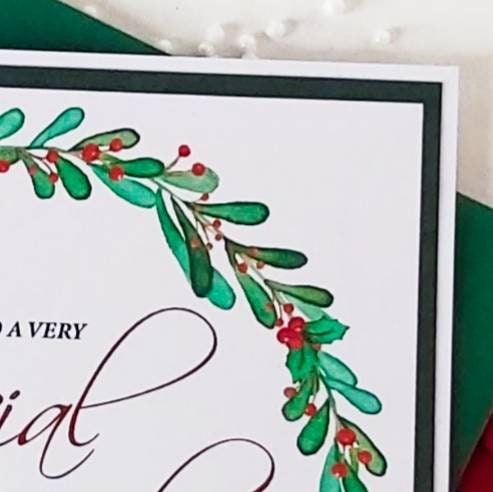 Christmas card for special friend