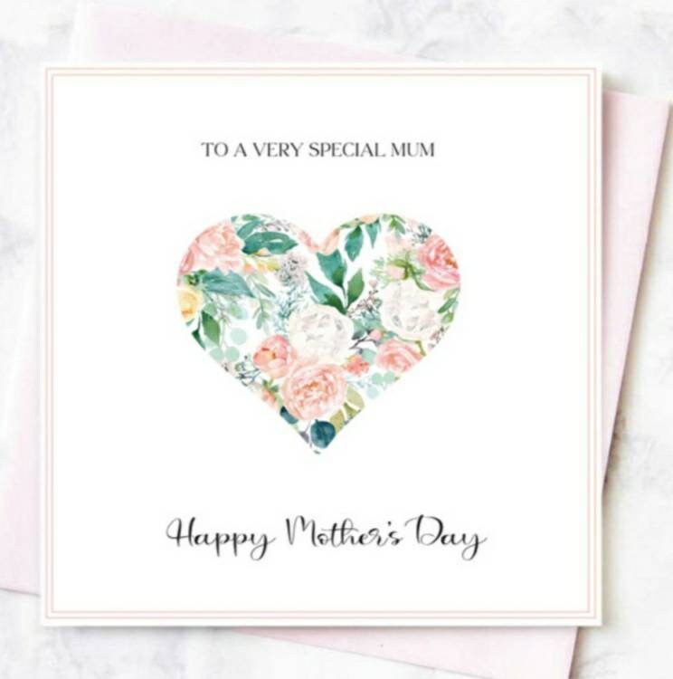 Special mum mother's day card,