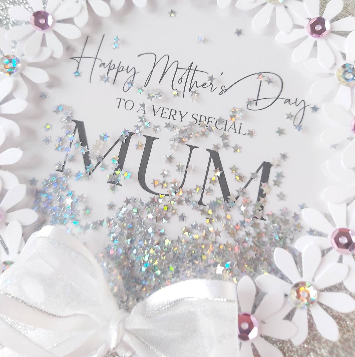 Luxury Mum mother's day card, special mother's day card for mum