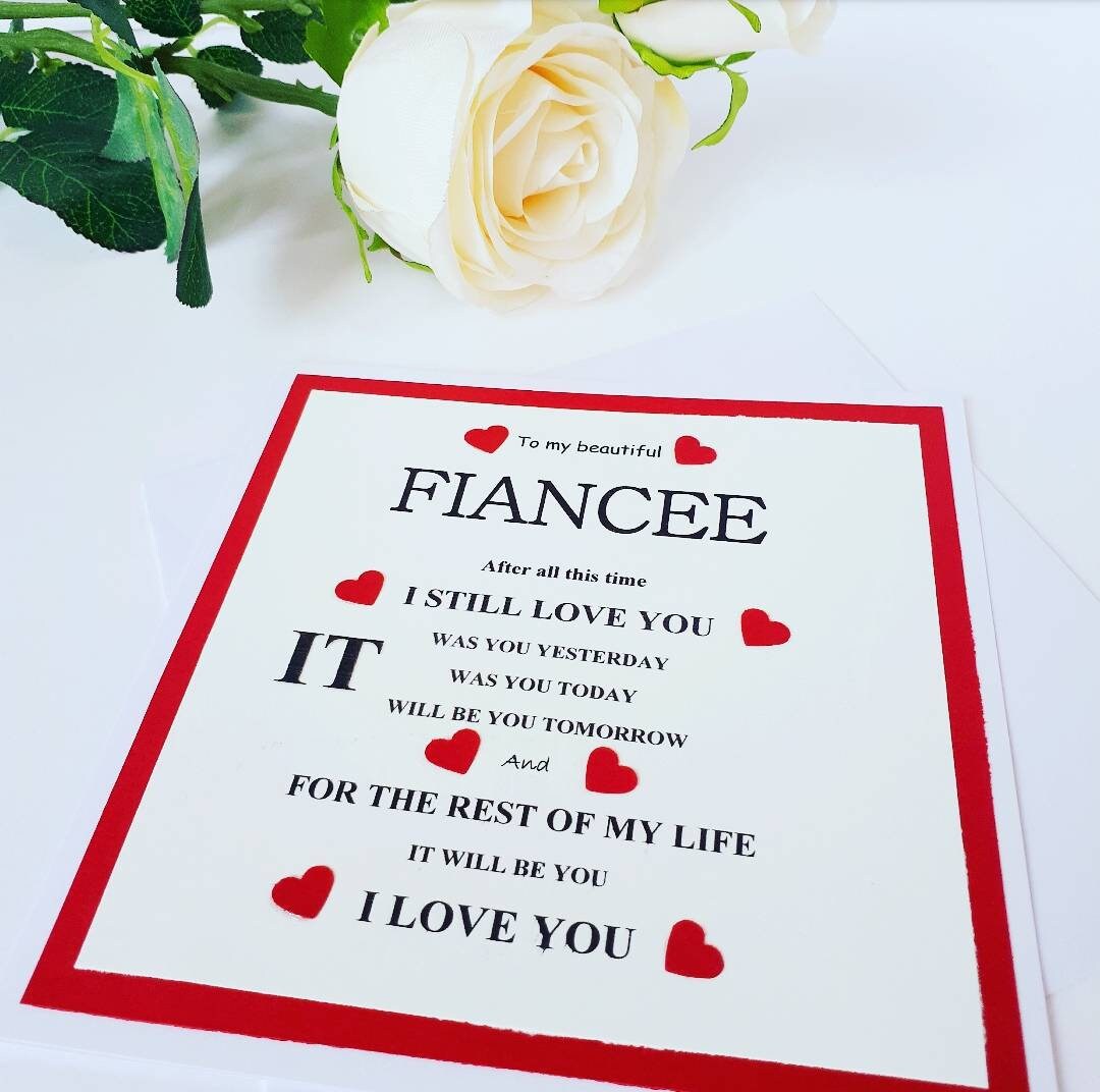 Anniversary card for partner, Valentine's Card for partner