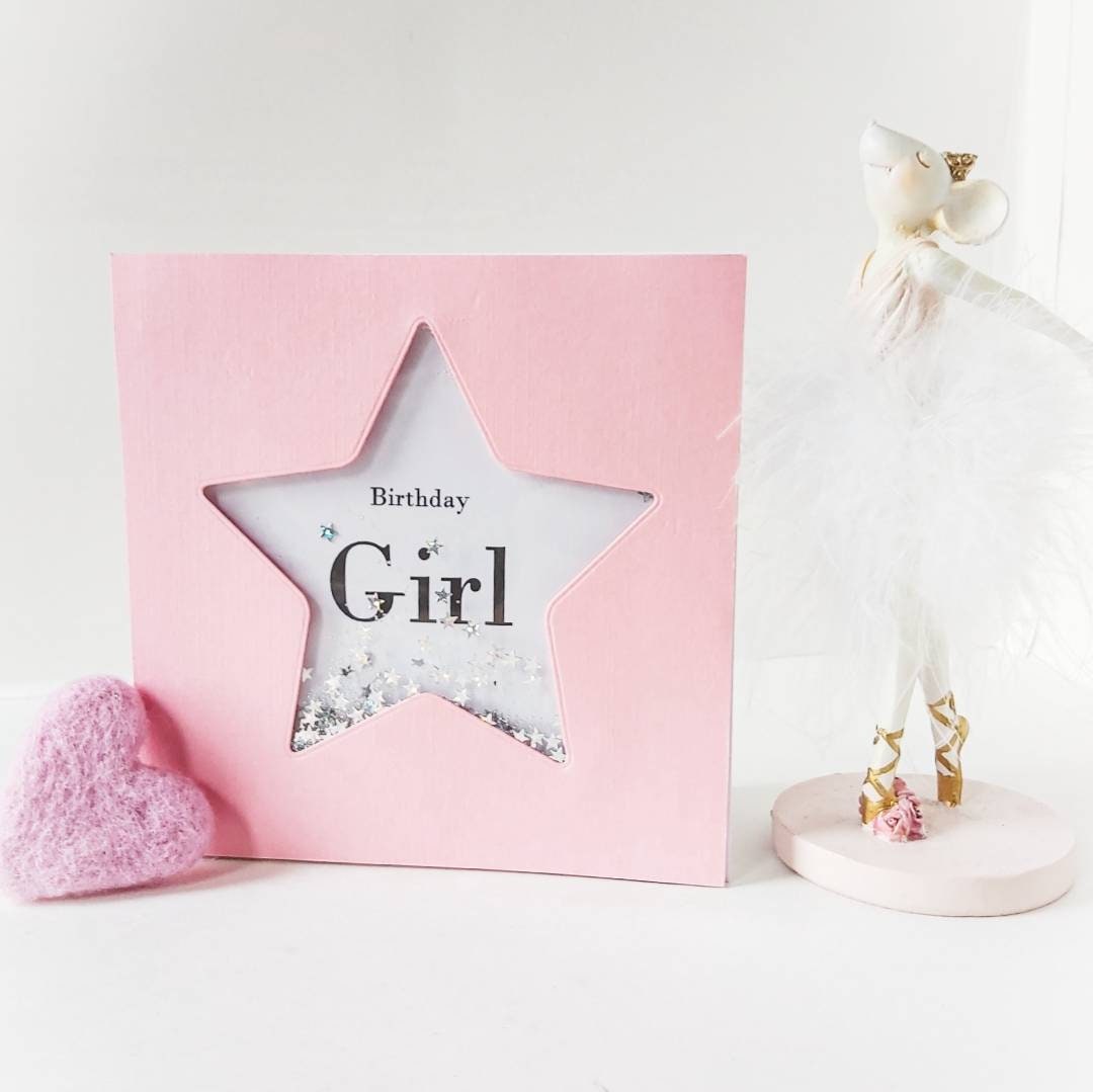 Personalised girl's birthday card