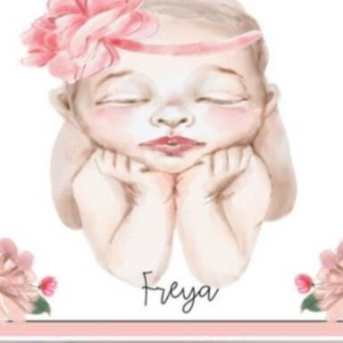 New baby girl card, personalised it's a girl new baby card