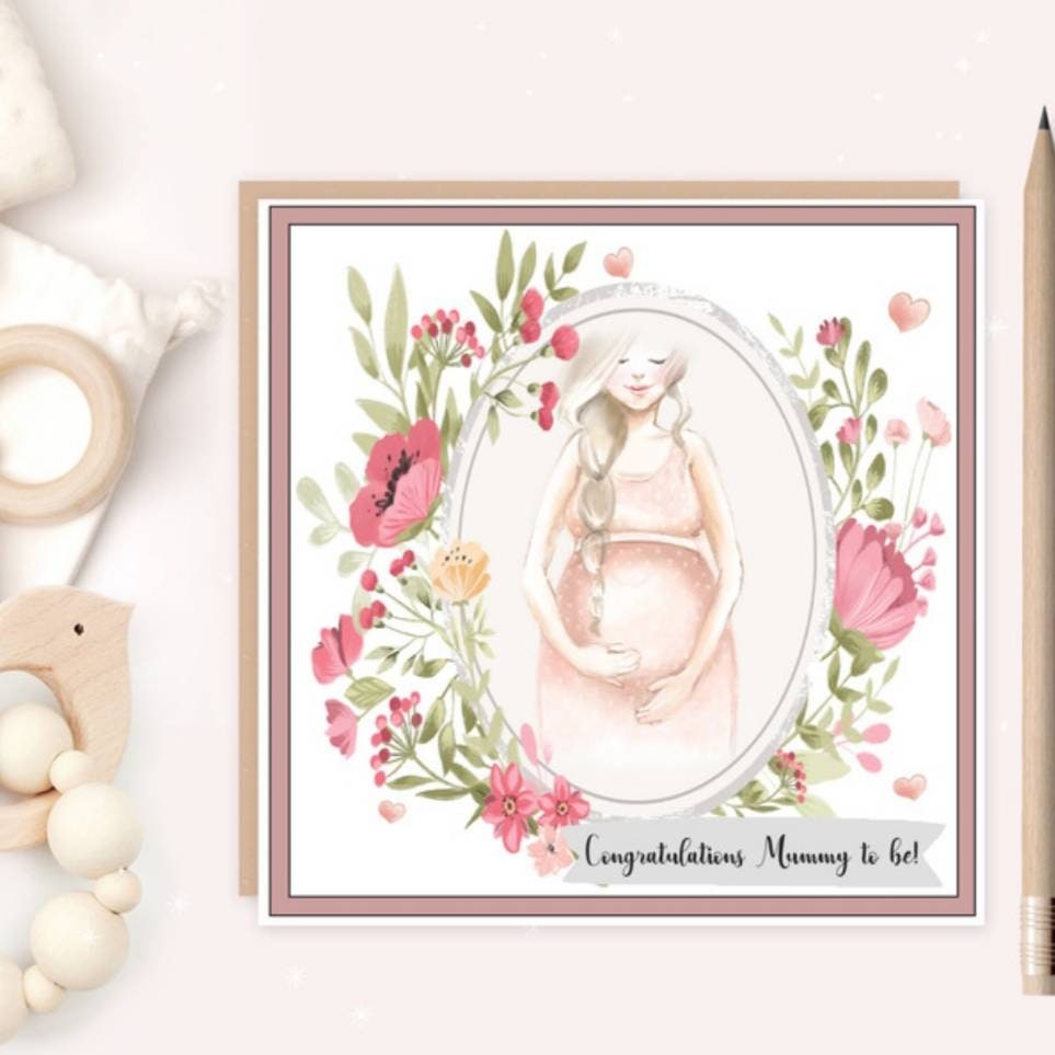 You're having a baby personalised card