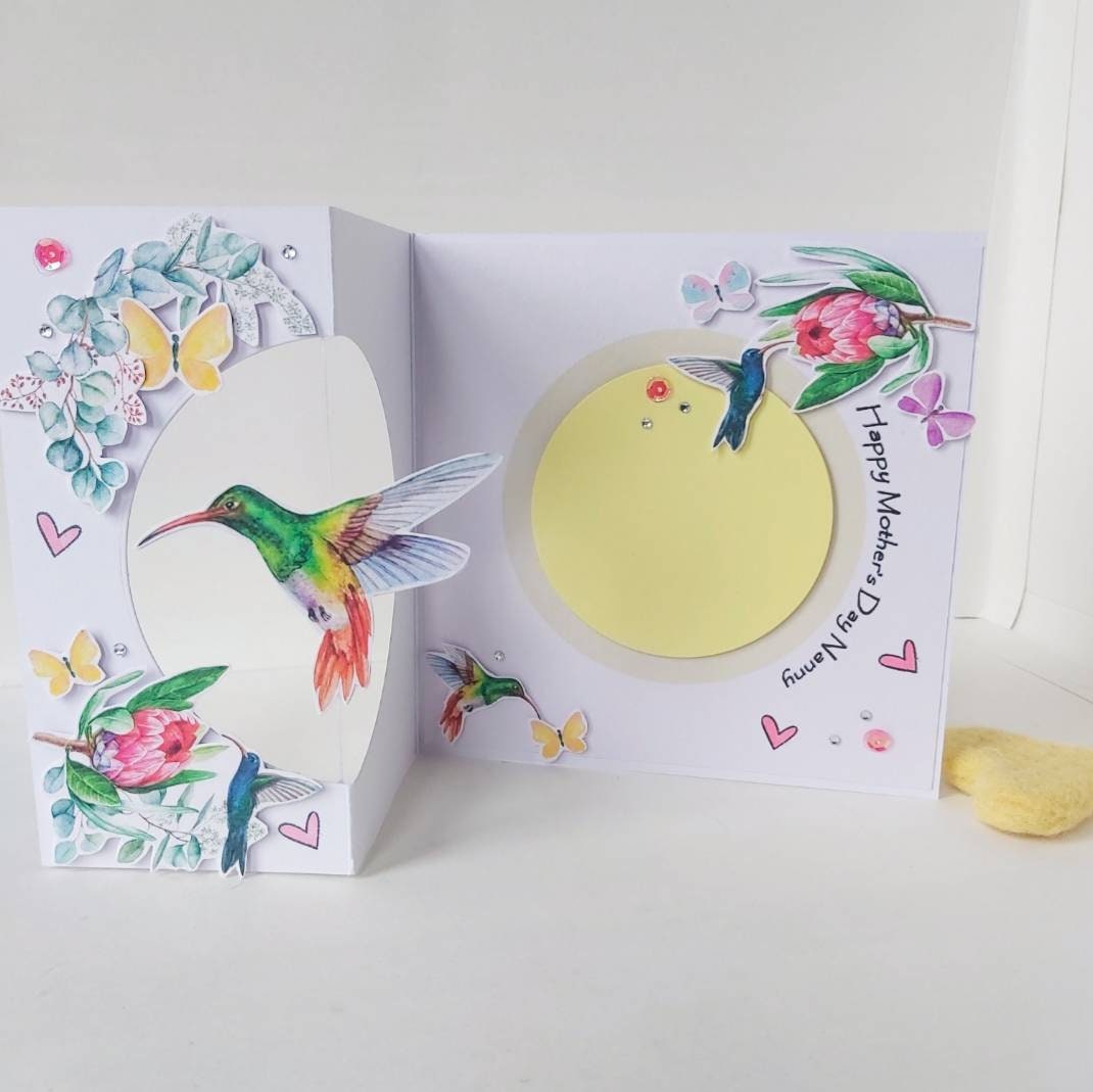 Hummingbird mother's day card