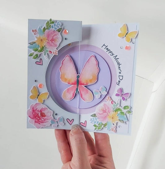 Butterfly Mother's Day card