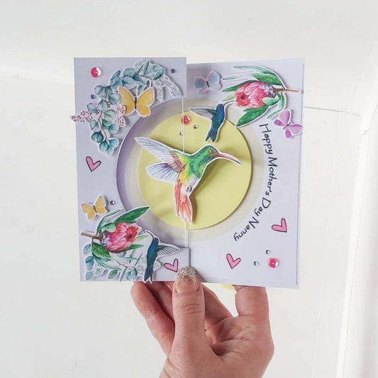 Hummingbird mother's day card