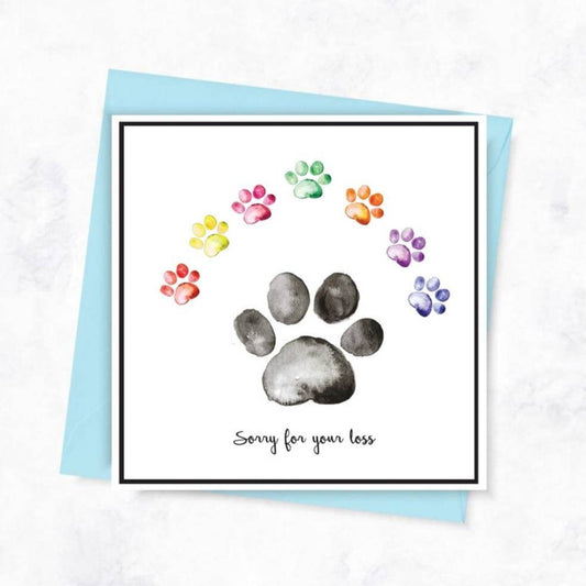 Pet loss sympathy card